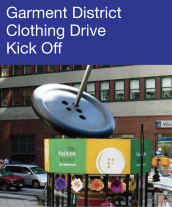 Community Events - Garment District Clothing Drive Kick-Off