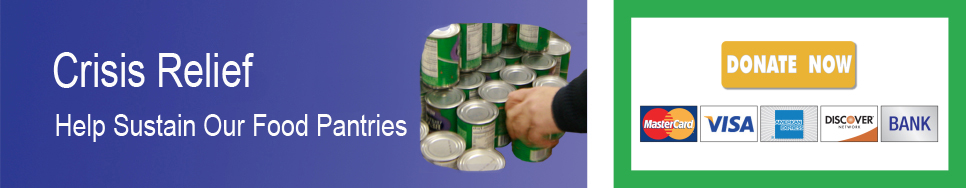 Crisis Relief - Donation banner