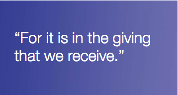 St. Francis Food Pantries: For It Is In The Giving That We Receive