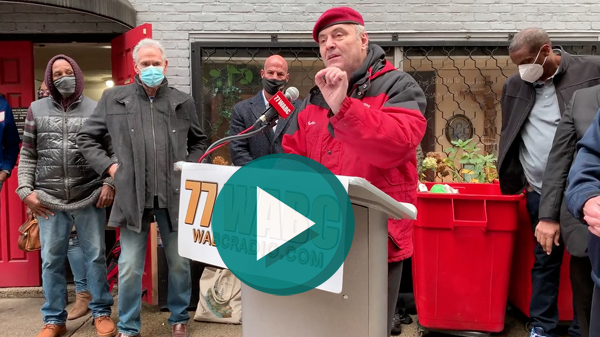 Curtis Sliwa Thanksgiving Turkey Drive Video