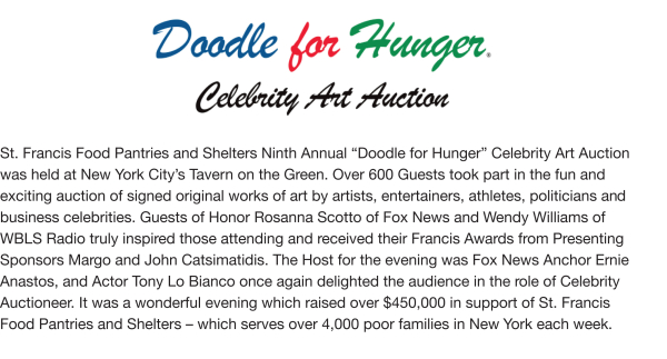 Fundraising - Doodle For Hunger IX, 2008